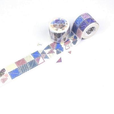 China New Pattern Japanese Washi Pope Fashion Triangle Listing Single Side With One Corner And Two Corners 5m Decorative Paper Tape for sale