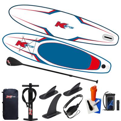 China ZEBEC KXONE SUP Board Unisex Inflatable Fishing Surfing Paddle Board With Fins Maker Made for sale