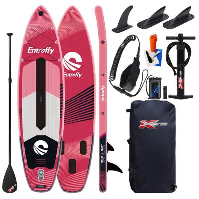 China Zebec Entroffy Double Layer OEM Unisex Wholesale Paddle Board Stand Up Soft Top Surfboard For Water Sports for sale