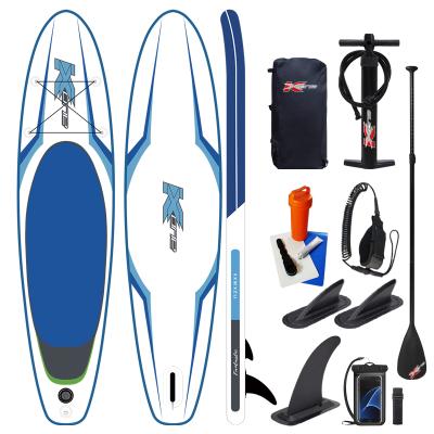 China Factory Manufacture Unisex ZEBEC KXONE PVC Custom Logo Inflatable Stand Up Paddle Board Set With All Accessories for sale