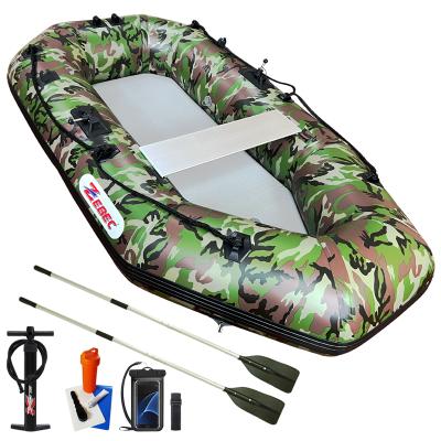 China Factory direct sale PVC Zebec Woosung inflatable raft fishing boat with high pressure air pipe for sale