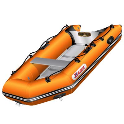 China PVC Zebec Kxone PVC Inflatable Kayak Canoe Fishing Rubber Dinghy Cheap Assault Boat For Sale for sale