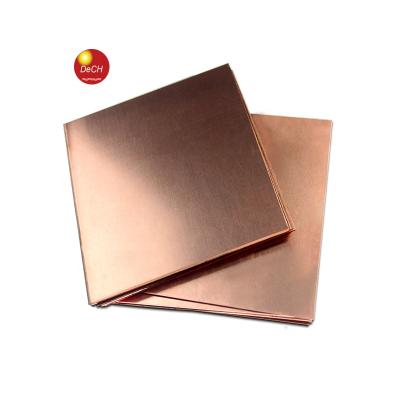 China C11000 Cu ETP Sheet Prices (Export Transfer Prices) 4x8mm Industrial 99% Pure Copper Copper Plate for sale