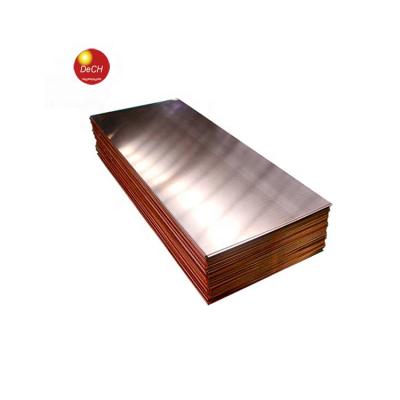 China Electronic Customized 99.99 Pure Bronze Copper Sheet / Pure Copper Plate for sale