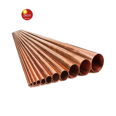 China Air Condition Or Refrigerator 65mm 70mm 75mm 80mm 85mm 90mm Large Diameter Seamless Copper Tube / Copper Straight Pipe for sale