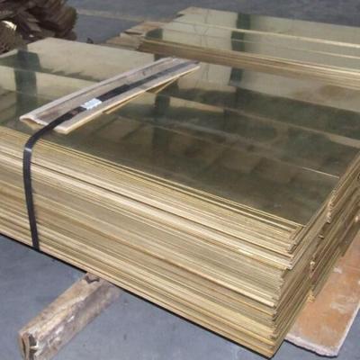 China Decorative 35% Elongation 99.9% Thickness 0.15mm-2.2mm Brass Copper Sheet Plate For Hotel Decoration for sale