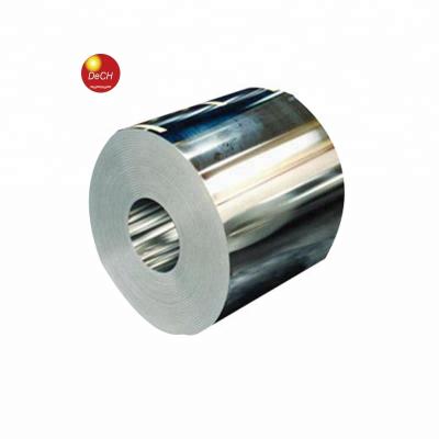 China Cans 0.4 Mm Thickness Printed T2 / T2.5 Tinplate Misprint Tinplate Coil for sale