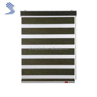 China Cheap Cheap Custom Blackout Double Zebra Shades Blinds For Windows for sale