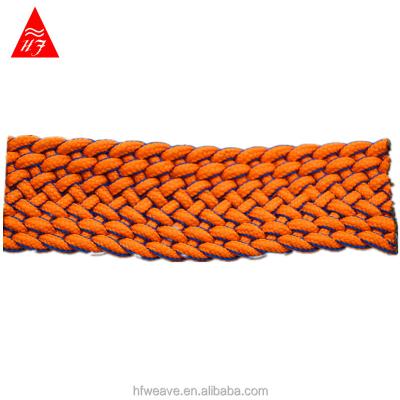 China Esistant Stability Sun /color Luxury Sun Proof Woven Band Braided Webbing For Outdoor Chair for sale