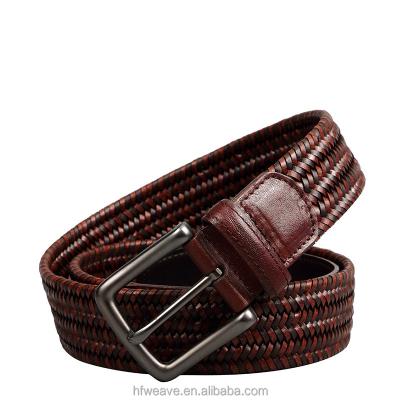 China 2018 Fashion Style Top Quality Western Stretch Braided Elastic Durable Woven Belt for sale