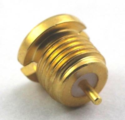 China Series SMP RF Male Connector Mini Smp Connectors With Brass Gold Plated for sale