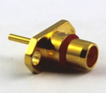 China Straight Flange BMA RF Connector , Custom Rf Coaxial Cable Connector for sale