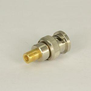 China SMB Male To BNC Male RF Connector Adapter Straight Or Right Angle Solder for sale