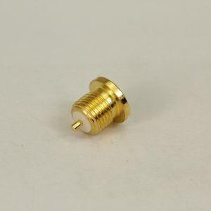 China 50 Ohm 75 Ohm MCX Bulkhead Connector With Gold / Nickel Plated Body for sale