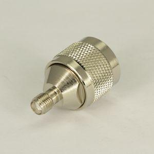 China SMA Female O N Male Coax Quick Connect Adapter Brass Nickel Plating for sale