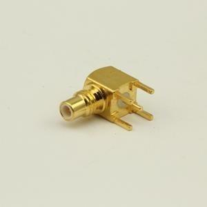 China Gold Plating SMC RF Connector Straight Male Connector For PCB Customized for sale