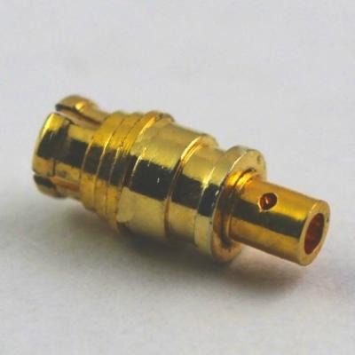 China High Frequency SMP Coaxial Connector Brass Gold Plated With Coaxial Cables for sale