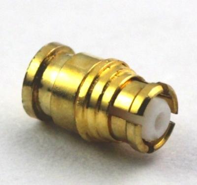 China 40GHz Gold Plated SMP RF Connector , RG178 RG142 Rf Coaxial Cable Connector for sale