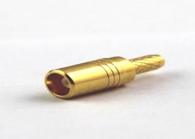 Chine Honneur plaqué par or en laiton coaxial droit du cable connecteur MCX de la femelle rf à vendre