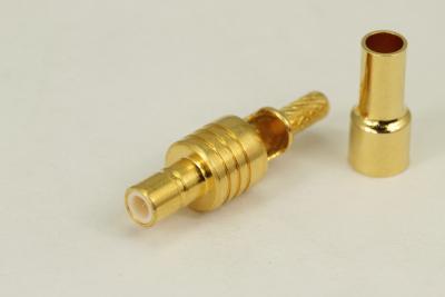 China Male SMB RF Connector , SMB Cable Connector 1000MΩ Insulation Resistance for sale