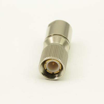 China SYV-75-3 Cable 75 Ohm Cable Connectors L9 Male Straight Gold Plated for sale