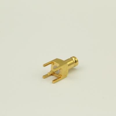 China Gama de frecuencia plateada oro de cobre amarillo femenino del conector DC~18GHz del PWB RF SAA de Jack en venta