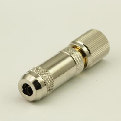 China Straight Clamp L9 Connector Coaxial Cable Connectors Plug Male Nickel Plated for sale