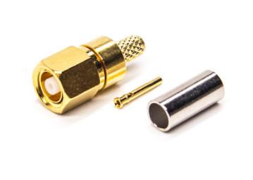 China Isoladores de bronze coaxiais retos masculinos do conector PTFE de SMC Rf para o friso de RG 178 à venda