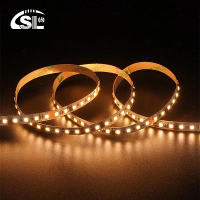 China 120LEDs 8mm 3000K Warm White Electroplate SMD2835 LED Strip Light for DC 24V Input Voltage for sale