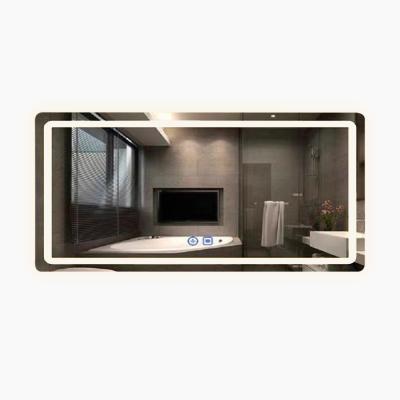 China Modern Smart Mirror with High Brightness LED Strip Lights Illuminated and Defogging for sale