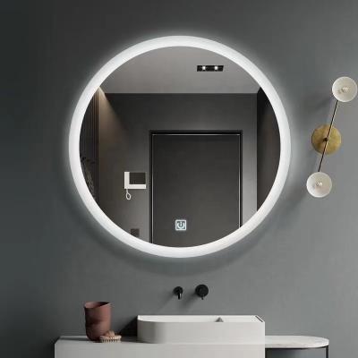 China Touch Screen LED Bathroom Mirror with Large Sensor Switch and Modern Design Style for sale