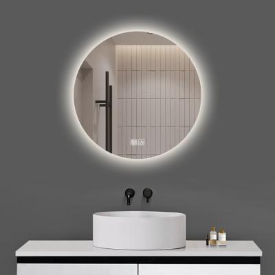 China Large Sensor Switch LED Bathroom Mirror with Touch Screen and Fog-Free Design for sale