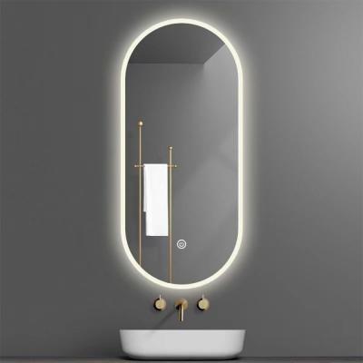 China Silver Lenses Material Touch Control Led Retail Beat-room Mirror for Home Bathroom for sale