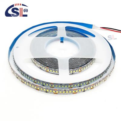 China 24V DC SMD2835 240D 10mm 12000K Ra80 Die-Cutting Board LED lichtstrips voor spiegels Te koop