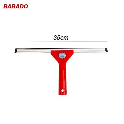 China Viable Short Bathroom Mirror Squeegee Shower Glass Cleaning Window Glass Cleaning Handle Rubber Wiper for sale