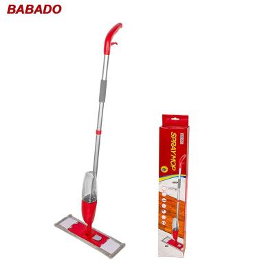 China 600ml Sustainable Household Microfiber Spray Flat Mop With 4 Eyes Dish Clip Head Clamp Towel for sale