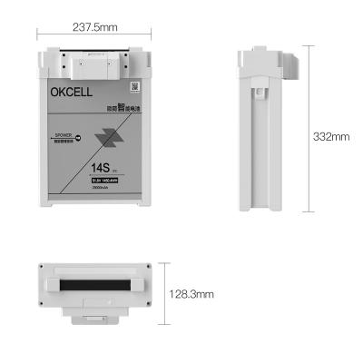 China Original Agriculture Bumblebee OKCELL 14S 28000mah HT 53.2V Intelligent Drone Battery For Agricultural Drone Sprayers for sale