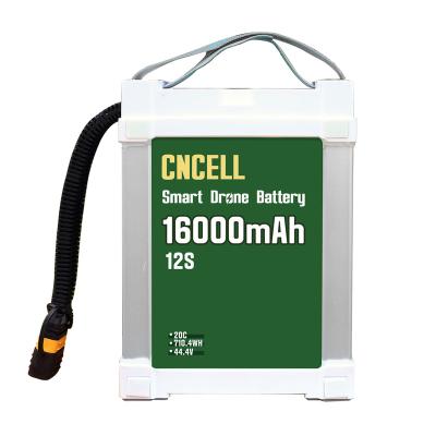 China Smart Agriculture Drone New Product CNCELL 12S Drone Battery 16000mah Lipo For Drone Agriculture Sprayer Spraying UAV Drone for sale