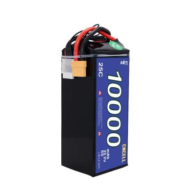 China Good quality UAV drone lipo 6S 22.2V lithium polymer battery 10000mah UAV lipo battery for agriculture drone delivery for sale