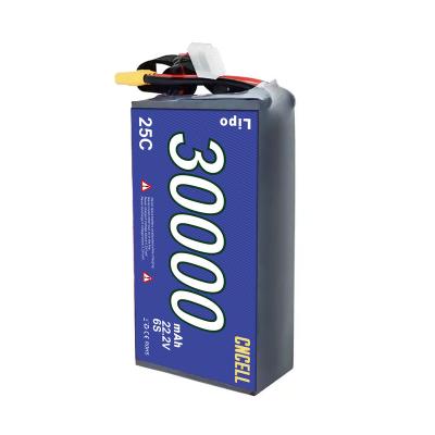 China UAV Drone High Capacity 6S LiPo 30000mah 22.2V Battery For UAV Drone Aerospace Parts for sale