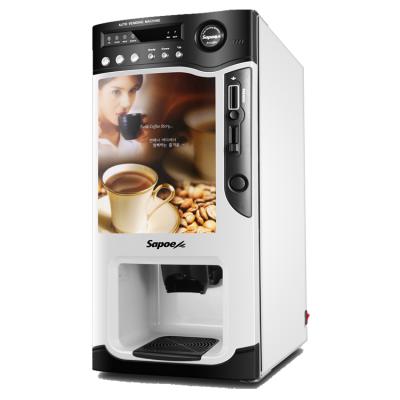 China 1600g X 3 Sapoe Italian Design Coin Coffee Vending Machine For Restaurant for sale