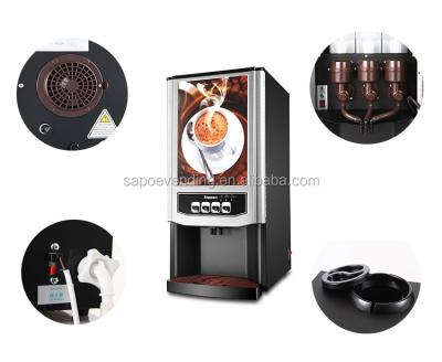 China Hotel Commercial 3 Different Drinks Automatic Coffee Machine Espresso Machine Prices for sale