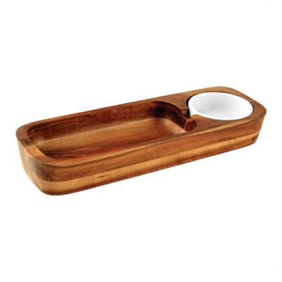 China Acacia Serving Board High Quality Durable Wooden Small Tray for sale