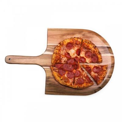 China Hot Selling Disposable Acacia Pallet Pizza Board Acacia Wood Pizza Skin for sale