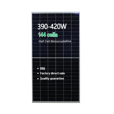 China Products Monocrystalline Solar Panel 390w 400w 410w 420w Half Solar Cells 144cells Solar Cells for sale