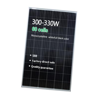 China Cheap Products 60 Solar Cell 330 Watt 300w Mono Solar Panel System For Home for sale