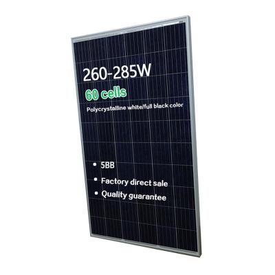 China Poly Solar Panels 260w 270w 280w 60 Solar Hot Selling Products Solar Cells With Factory Supply for sale