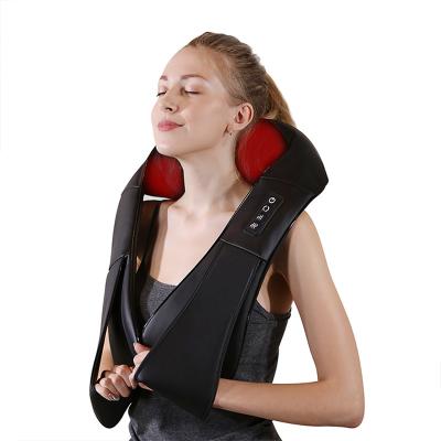 China Best Selling Cordless Body Percussion Muscle Wrap Shiatsu Back Neck Shoulder Massager for sale