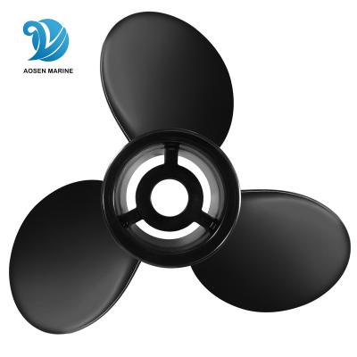 China Aluminum Wholesale Outboard Boat Propeller 4 Blade Outboard Propeller 13 3/4 X 15 Boat Propeller for Mercury Engine 40-140hp for sale