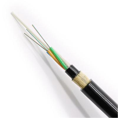 China Self-Supporting Overhead Telecom All-Dielectric Core ADSS Fiber Optic Cables 4 6 12 24 48 72 96 for sale